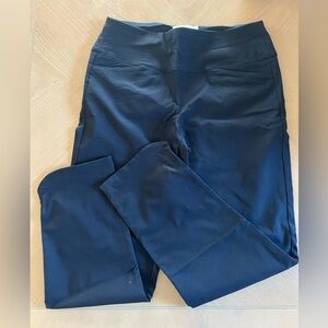 Lady Hagen Navy Pull-On Ponte Pants